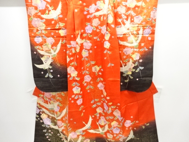 JAPANESE KIMONO FOR KIDS / FLOWER & CRANES